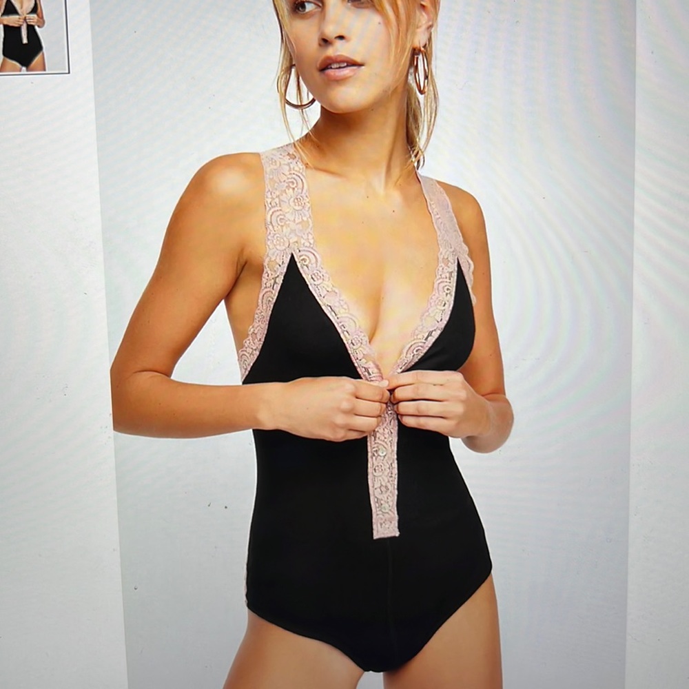 NWOT Free People Naughty But Nice Bodysuit
